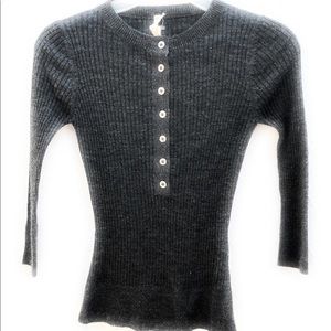 Free People Lightweight Ribbed Sweater